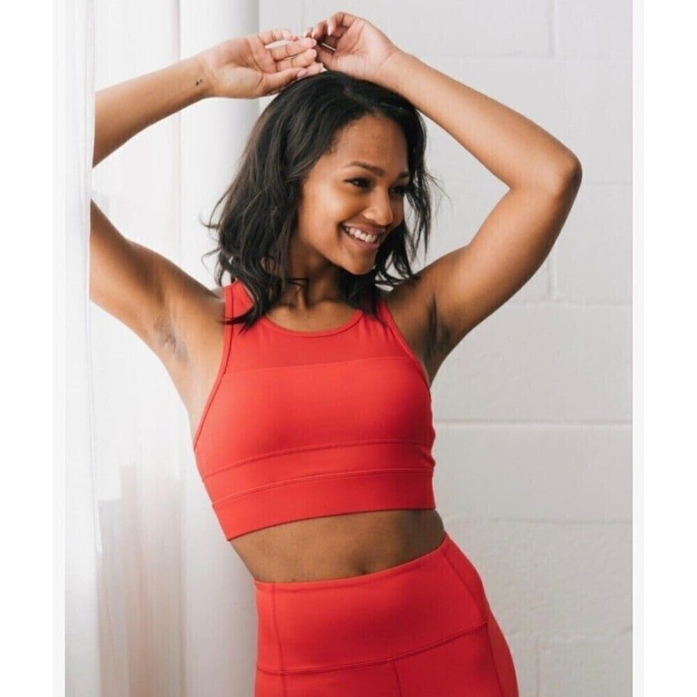 Zyia Red All Star Sports Bra Size S